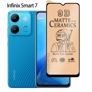 ฟิล์มกระจกนิรภัยกันรอยหน้าจอ เซรามิค แบบนิ่ม สําหรับ Infinix Smart 7 7 HD Smart 6 plus Smart 5 Smart 4