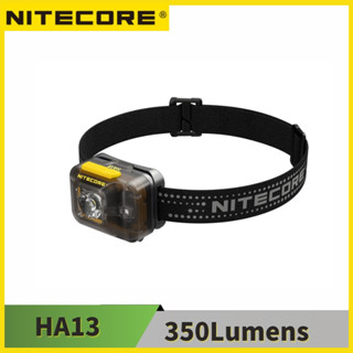 Nitecore HA13 Max 350Lumens ไฟหน้า ขนาดกะทัดรัด น้ําหนักเบา รวมแบตเตอรี่ AAA 3 ก้อน