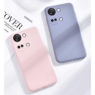 เคสโทรศัพท์มือถือ ซิลิโคนนิ่ม กันกระแทก ป้องกันกล้อง หลากสี สําหรับ OnePlus Nord 3 5G