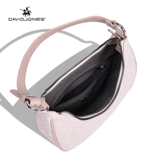 David Jones Paris Women Small Size Hard Hobo Bags กระเป๋าสะพายข้าง หนัง pu หญิง กระเป๋านุ่มและนุ่ม