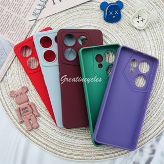 พร้อมส่ง เคสโทรศัพท์มือถือ ซิลิโคนนิ่ม TPU กันรอยกล้อง สีสดใส สําหรับ Tecno Camon 20 Premier 5G Pro