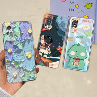 เคสมือถือ TPU แบบนิ่ม ลายดอกไม้อวกาศ สําหรับ Vivo Y51 2020 Y51A Y31 2021 Y33 VivoY51 Y 33 2022