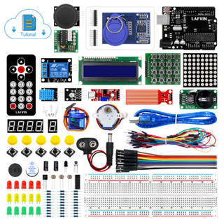 [พร้อมส่ง] Lafvin ชุดสตาร์ทเตอร์ RFID พร้อมบอร์ด R3 LCD1602 IIC สําหรับ Arduino UNO R3