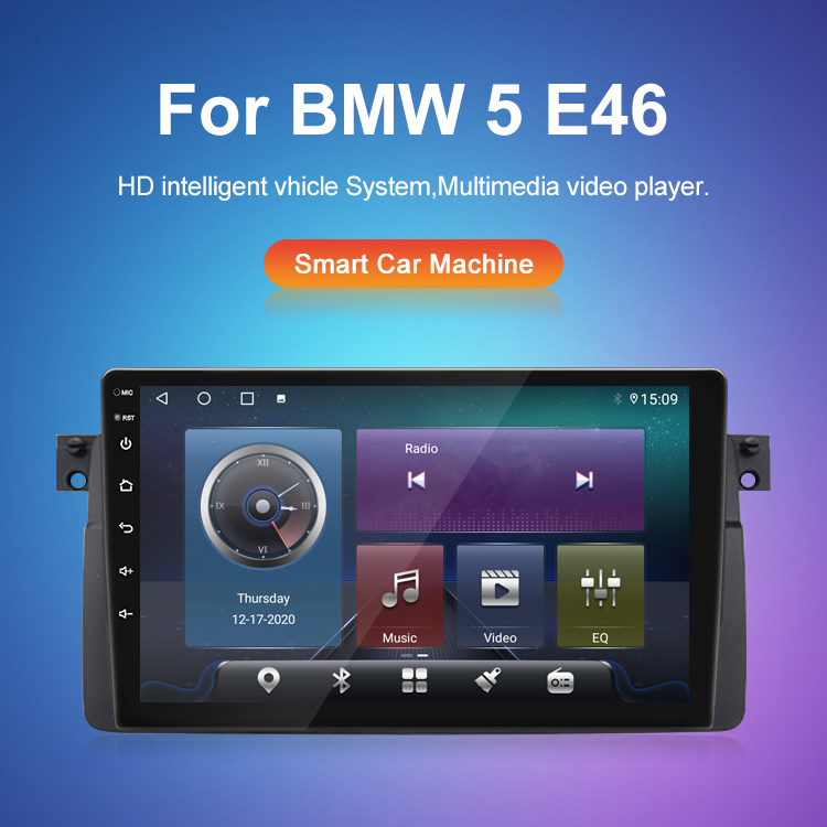 เหมาะสําหรับ BMW 3 Series E46 1998-2006 รถนําทาง 4+64G carplay Android อัตโนมัติ Android หน้าจอขนาดใ