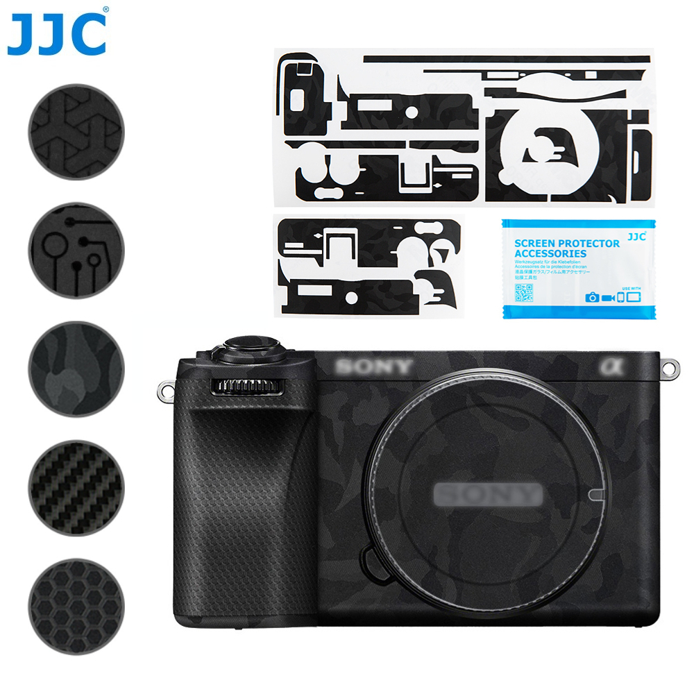 JJC SS-A6700 กล้องป้องกันสติกเกอร์ตกแต่งสำหรับ Sony a6700 ฟิล์มกันรอยผิว 3M ไร้สารตกค้าง