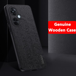 Oneplus Nord CE 3 Lite 5G เคสไม้ กันกระแทก ป้องกันเลนส์กล้อง เคสฝาหลัง แบบเต็ม