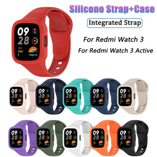 สายนาฬิกาข้อมือซิลิโคน แบบเปลี่ยน สําหรับ Redmi Watch 3 3 Active Smart Watch Redmi Watch 3Active Lite