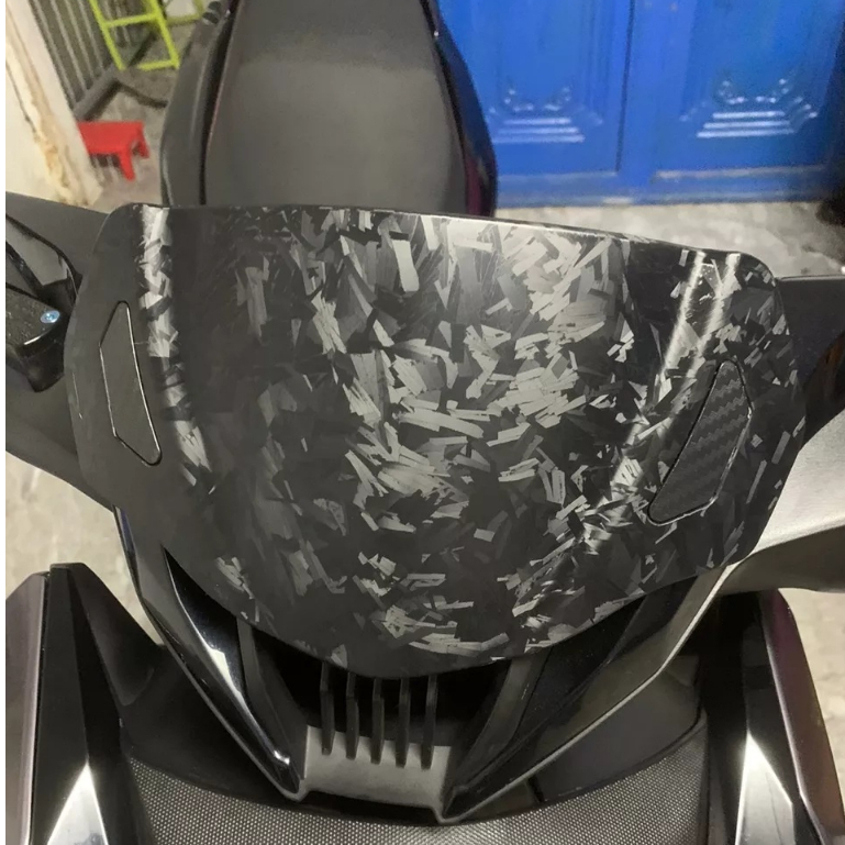 ม้วนไวนิลคาร์บอนไฟเบอร์ สีดํา สีเงิน สําหรับตกแต่งรถยนต์ 1 ชิ้น - รูปที่ 7