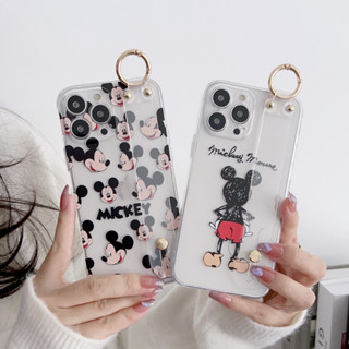 เคสโทรศัพท์มือถือ ซิลิโคนนุ่ม ลายมิกกี้เมาส์น่ารัก พร้อมสายคล้องมือ สําหรับ Samsung Galaxy A04 A04s A04E M04 F04 A14 A24 A34 A54 A03 A03s A13 A23 A33 A53 A73 A02 A02s A12 A22 A32 A52 A10s