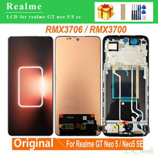 อะไหล่หน้าจอสัมผัสดิจิทัล LCD แบบเปลี่ยน สําหรับ Realme GT Neo 5 Neo5 SE RMX3700 RMX3706