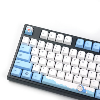 [In stock] Doraemon Keycaps PBT Material OEM profile Dye-sub 112keys