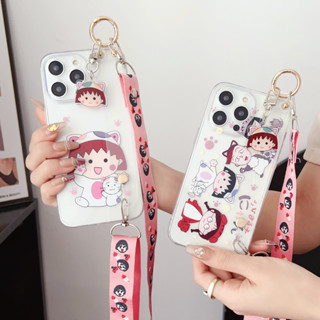 Vivo Y20i Y22 Y21S Y50 Y35 Y112019 เคสโทรศัพท์มือถือ ซิลิโคนนิ่ม ลายการ์ตูนโมโมโกะ ซากุระน่ารัก พร้อมอุปกรณ์เสริม สําหรับ y21 Y12 y02 Y15S Y17 Y3 Y16 Y51 Y31