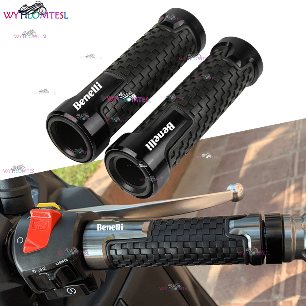 ปลอกแฮนด์มือจับ ยางอลูมิเนียมเจล CNC สําหรับรถจักรยานยนต์ Benelli BJ300GS BJ600 TRK 251 TRK 502 502C 752S Leoncino 250 500