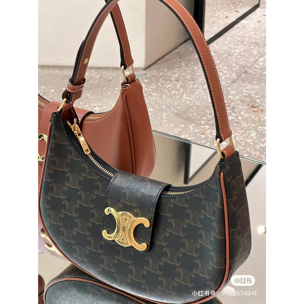 Ce 2023 NEW AVA SERIES SHOULDER BAG - 23 x 13.5 x 6CM (1-3 CM DIFFERENCE IS NORMAL)