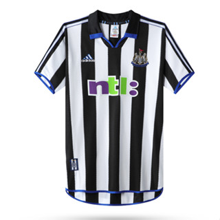 เสื้อกีฬาแขนสั้น ลายทีมชาติฟุตบอล NUFC NCU 00-01 ชุดเหย้า สไตล์วินเทจเรโทร