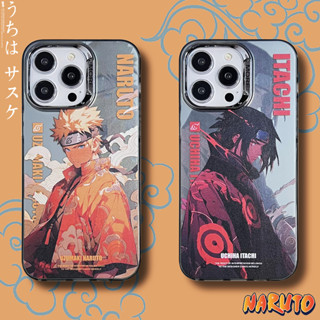 เคสโทรศัพท์มือถือแบบใส สองชั้น ลายการ์ตูนนารูโตะ Uchiha Itachi น่ารัก สําหรับ iPhone 13 Pro Max 11 12 13 14 Pro Max 14