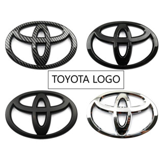 Toyota โลโก้สัญลักษณ์กระบะหน้า หลัง (10 ซม. 11 ซม. 12 ซม. 13 ซม. 14 ซม. 15 ซม. 16 ซม. 17 ซม. 19 ซม.) 1 ชิ้น