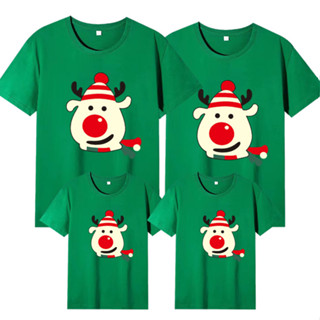 ชุดรอมเปอร์ เสื้อยืด ผ้าฝ้าย พิมพ์ลาย Merry Christmas Snowman 9 สี สําหรับครอบครัว ผู้ชาย ผู้หญิง 2024