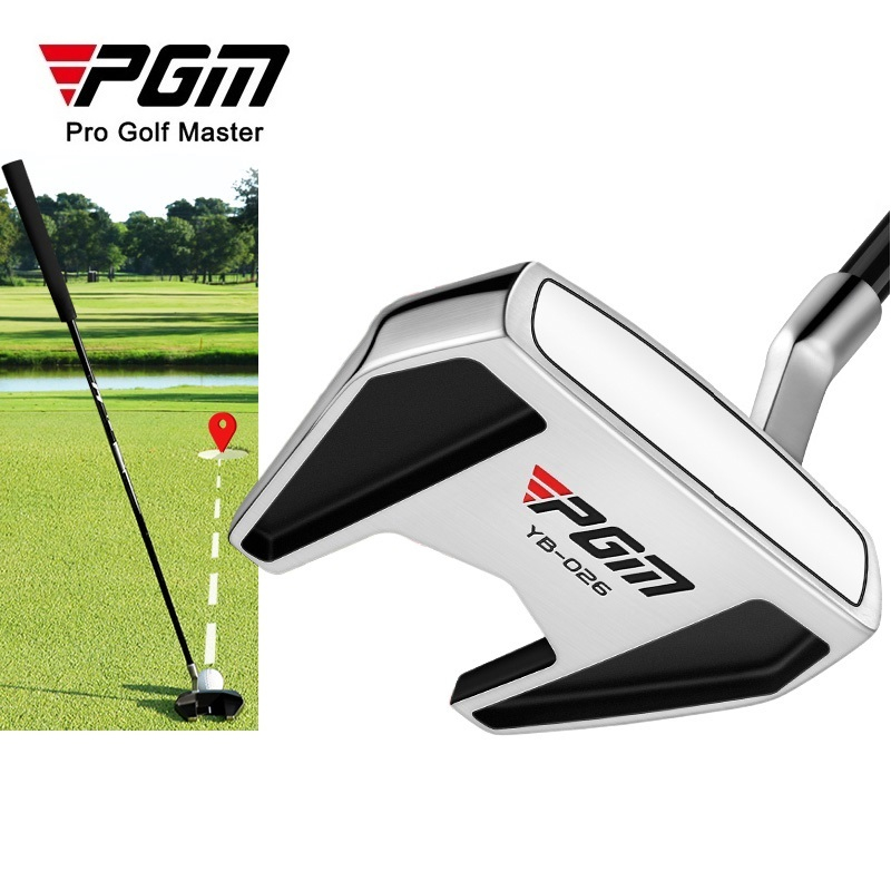 PGM GOLF PUTTER สแตนดิ้งพัตเตอร์กอล์ฟ ใช้ได้ทั้งมือซ้าย-ขวาพร้อมระบบเก็บลูกและแนวเล็ง TUG054