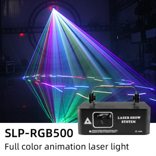 500mw RGB Laser Beam Line Scanner Projector DJ Disco Stage Lighting Effect Dance Party Wedding Holiday Bar Club DMX