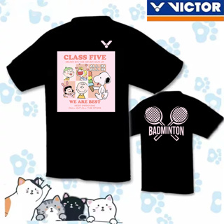 Victor 2023 ใหม่ เสื้อแบดมินตัน ผู้ชายและผู้หญิง เกาหลี วัฒนธรรม เสื้อ แห้งเร็ว กีฬา เสื้อยืดแขนสั้น แห้งเร็ว ปิงปอง เสื้อยืดเทนนิส เสื้อเทนนิส