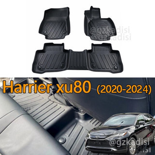 พรมปูพื้นรถยนต์ 3D harrier xu80(2020-2024) สําหรับ toyota harrier xu80