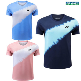 Yonex ใหม่ เสื้อปิงปอง แขนสั้น ระบายอากาศ แบบแห้งเร็ว สําหรับเด็กผู้ชาย และผู้หญิง