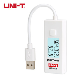 Uni T UT658B เครื่องทดสอบแรงดันไฟฟ้า หน้าจอ LCD USB สําหรับโทรศัพท์มือถือ คอมพิวเตอร์