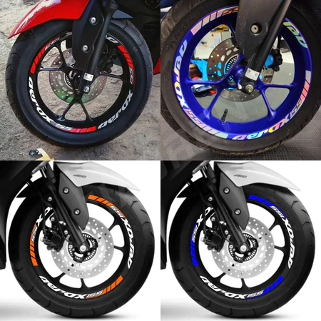 สติ๊กเกอร์ล้อ aerox155 2021 2022 2023 สติ๊กเกอร์ติดขอบล้อสะท้อนแสง yamaha nvx aerox V1 V2 สําหรับรถจักรยานยนต์