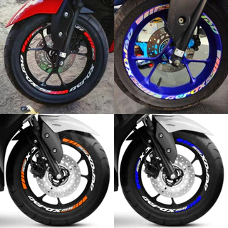 สติ๊กเกอร์ล้อ aerox155 2021 2022 2023 สติ๊กเกอร์ติดขอบล้อสะท้อนแสง yamaha nvx aerox V1 V2 สําหรับรถจักรยานยนต์