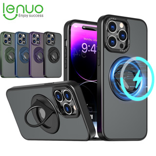 Lenuo เคสโทรศัพท์มือถือ กันกระแทก พร้อมแหวนแม่เหล็กตั้งโทรศั…