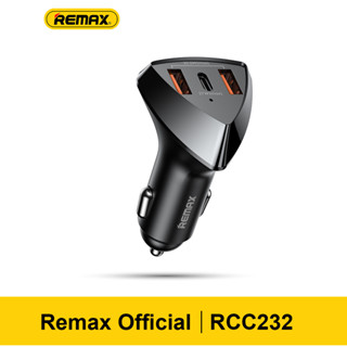 Remax ที่ชาร์จแบตเร็วในรถยนต์  49.5W 2USB+Type-C car Charger RCC323 Alien III Series