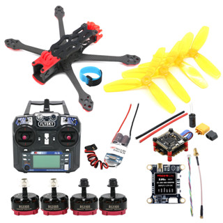 Apex กรอบคาร์บอนไฟเบอร์ FPV DC 5 นิ้ว 240 มม. พร้อมมอเตอร์ ESC ไร้แปรงถ่าน Flysky FS I6 IA6B พร้อม Betaflight F4 V3S PLUS FC และ 45A 3-6S 4-in-1