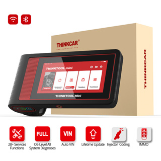 Thinkcar Thinktool เครื่องสแกนเนอร์วินิจฉัยรถยนต์ ระบบเต็มรูปแบบ รีเซ็ต 28 รีเซ็ต ECU OBD2