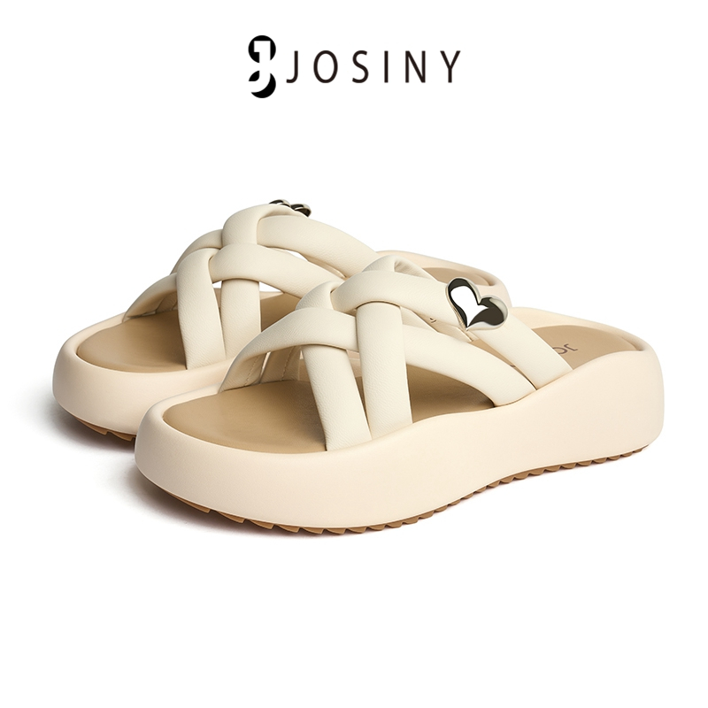 Flat Sandals 815 บาท JOSINY รองเท้าแตะ พื้นหนา อเนกประสงค์ สําหรับผู้หญิง Women Shoes