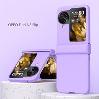 เคสโทรศัพท์มือถือ แบบฝาพับ กันกระแทก ป้องกันกล้อง สีมาการอง สําหรับ OPPO Find N3 Flip Fing N2 N3 Find N3