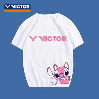 Victor ใหม่ เสื้อกีฬาแบดมินตัน แขนสั้น ระบายอากาศ แห้งเร็ว สไตล์เกาหลี เหมาะกับฤดูร้อน สําหรับผู้ชาย และผู้หญิง 2023