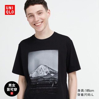 Uniqlo เสื้อยืดแขนสั้น พิมพ์ลาย Daido Moriyama สําหรับผู้ชาย และผู้หญิง (PFA 83IJG