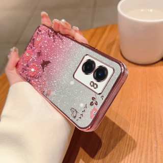 เคสโทรศัพท์มือถือ แบบใส ชุบไฟฟ้า สําหรับ Realme 8 4G Realme 9pro Realme 9pro+