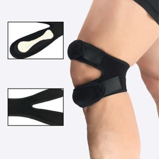 Patellar สายรัดพยุงเอ็น (ขนาดเดียว) สายรัดเข่า บรรเทาอาการปวดเข่า นีโอพรีน ปรับได้ สําหรับวิ่ง โรคข้ออักเสบ จัมเปอร์ บาดเจ็บจากการเล่นเทนนิส