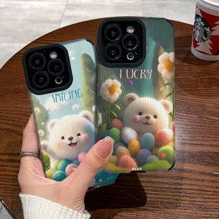 เคสโทรศัพท์มือถือหนังนิ่ม ลายการ์ตูนหมีน่ารัก แฟชั่น สําหรับ Huawei Nova 3i 7i 7 8 9 10 11 SE Honor 70 P30 P40 P50 P60 Art Lite Mate 30 50 Pro 5G | Zd B012