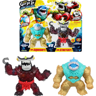 Heroes of Goo Jit Zu Deep Goo Sea Versus Pack. Exclusive Tidal Smash Thrash VS Exclusive Hammerhook. 2 Figure Pack! ฮีโร่แห่งกู้ จิตสุ กู้ดกู้ ทะเลลึก เวอร์ซัสแพ็ก ค้อนพิเศษ Tidal Smash Thrash VS สําหรับทุบพิเศษ ฟิกเกอร์ 2 แพ็ค!