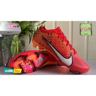 Soccer Shoes  Air Zoom Mercurial Vapor XV Elite MEN FG knitted unisex Soccer Shoes waterproof football shoes