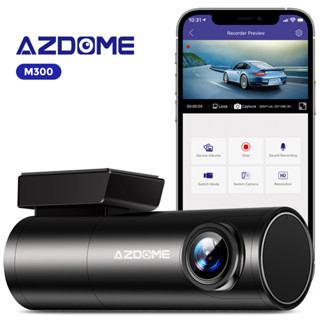 Azdome M300 1296P กล้องติดรถยนต์ ควบคุมผ่านแอป ควบคุมด้วยเสียง ภาษาอังกฤษ Wifi 24 ชั่วโมง จอดรถ ตรวจสอบ Dashcam สําหรับรถยนต์