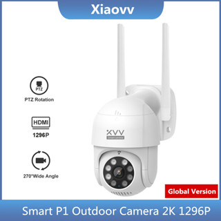 Xiaovv กล้องอัจฉริยะ P1 2K 1296P 270 สําหรับกลางแจ้ง° Ptz กล้องเว็บแคม WiFi ตรวจจับมนุษย์ กันน้ํา มองเห็นกลางคืน