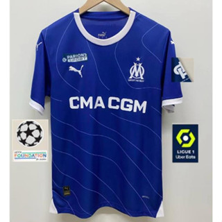 เสื้อกีฬาฟุตบอล ลาย AWAY FOOTBALL 23/24 OM ไซซ์ S-4XL