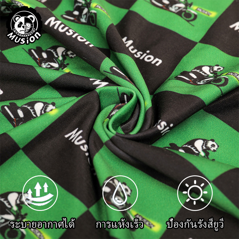 Musion ผ้าปิดหน้า buff ผ้าบบกันแดด UV แฟชั่น กันฝุ่น  นุ่มชื้น ปั่นจักรยาน หายใจสะดวก ใช้กิจกรรมกลางแจ้ง ขี่จักรยาน - รูปที่ 4