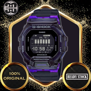 [ของแท้ * ฟรีสร้อยข้อมือ *] ของแท้ G STYLE Shock GBD-200 นาฬิกาข้อมือสปอร์ต กันน้ํา แสดงเวลาคู่ 200 เมตร สําหรับผู้ชาย