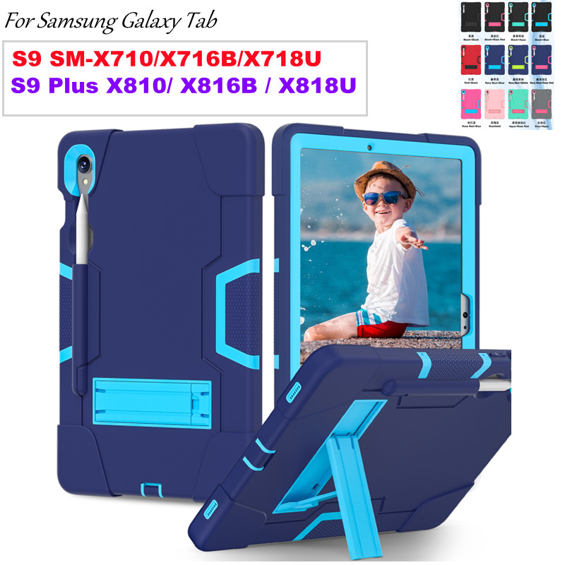 Samsung Galaxy Tab S10 FE 10.9" X520 S9 Plus X810 X816B X818U Slim Heavy Duty กันกระแทกทนทาน Full Bo