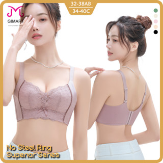 [Gimart พร้อมส่ง] เสื้อชั้นในดันทรง ลูกไม้ เซ็กซี่ ไม่มีโครงเหล็ก (32AB-40C)